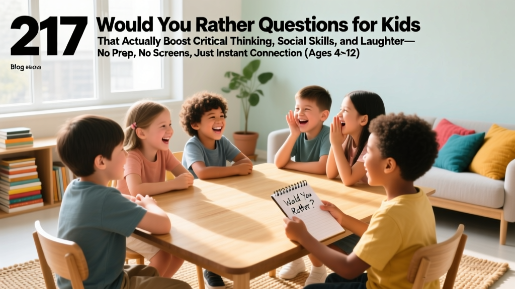 Would.You Rather Questions For Kids (2026)