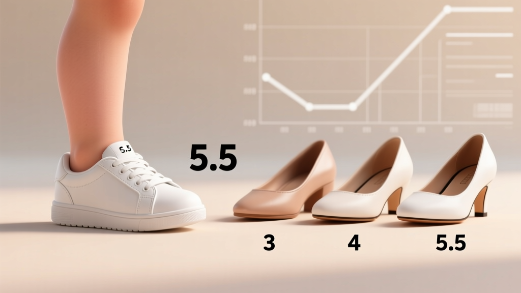 Kids Shoe Size 5.5 to Women’s: Exact Conversion (2026)