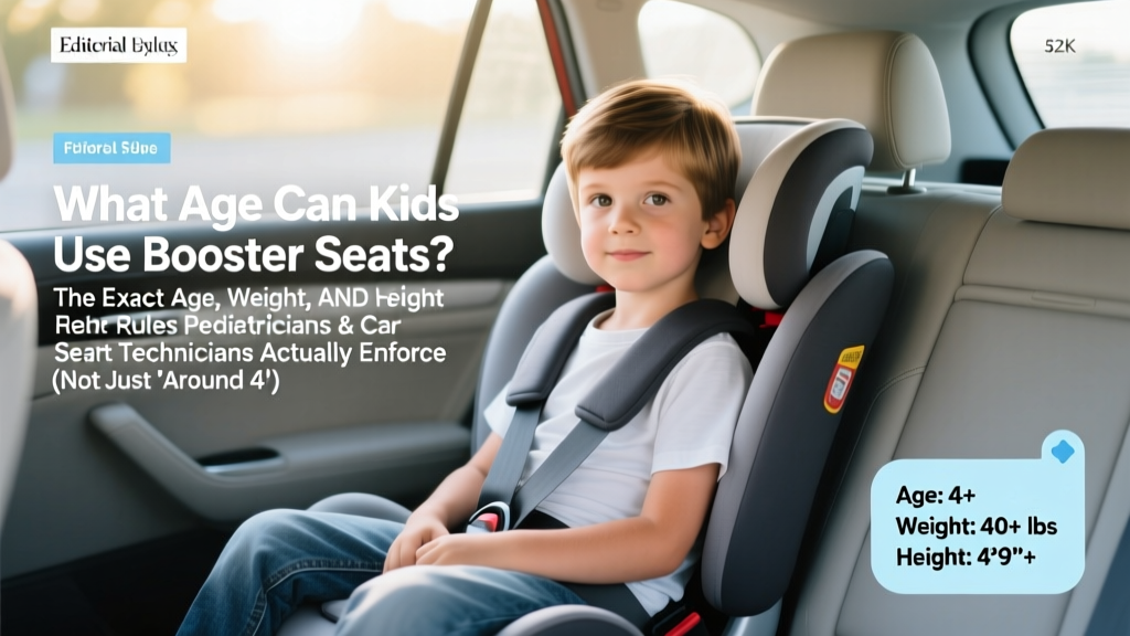 Booster Seat Age, Weight & Height Rules (2026)