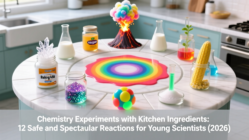 Chemistry Experiments with Kitchen Ingredients: 12 Safe and Spectacular Reactions for Young Scientists (2026)