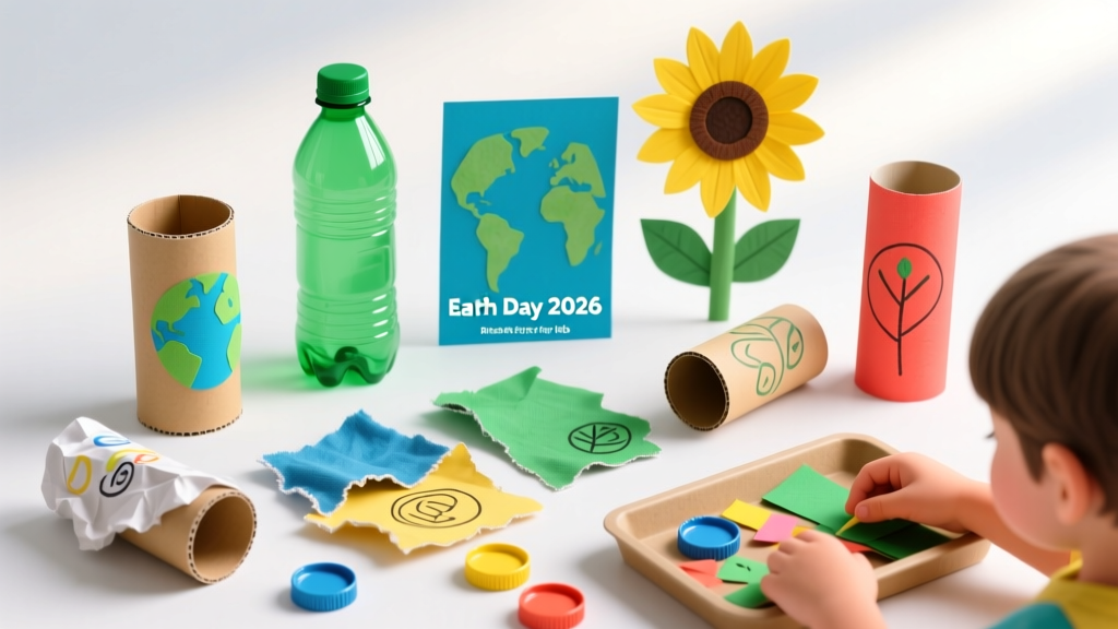 Recycled Material Art Projects for Earth Day: 15 Eco-Friendly Crafts That Teach Sustainability (2026)