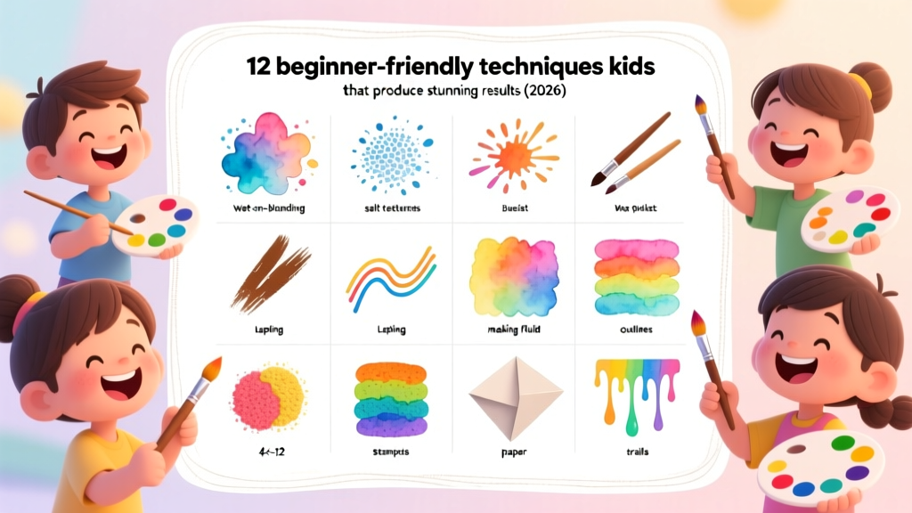 Watercolor Painting Techniques for Kids: 12 Beginner-Friendly Methods That Produce Stunning Results (2026)