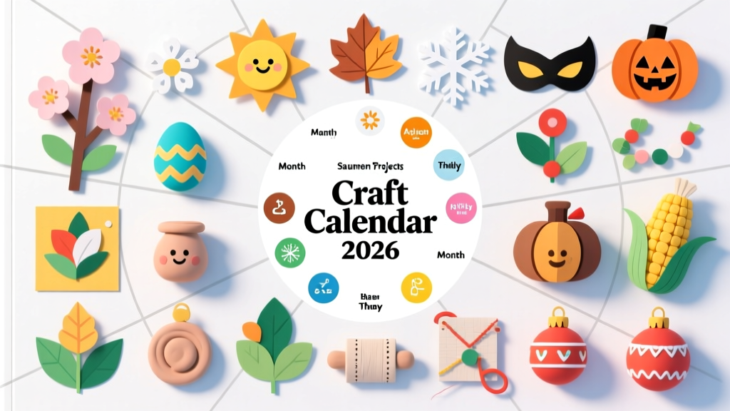 Seasonal Craft Calendar: Month-by-Month Project Ideas (2026)