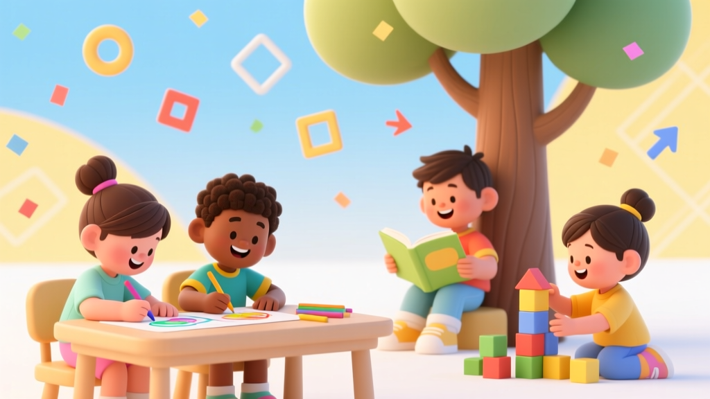 When Kids Learn Colors, Shapes, Letters & Emotions