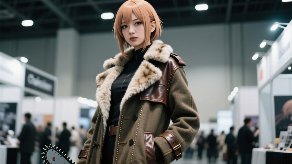 Aki's Coat from Chainsaw Man: Wool Blend