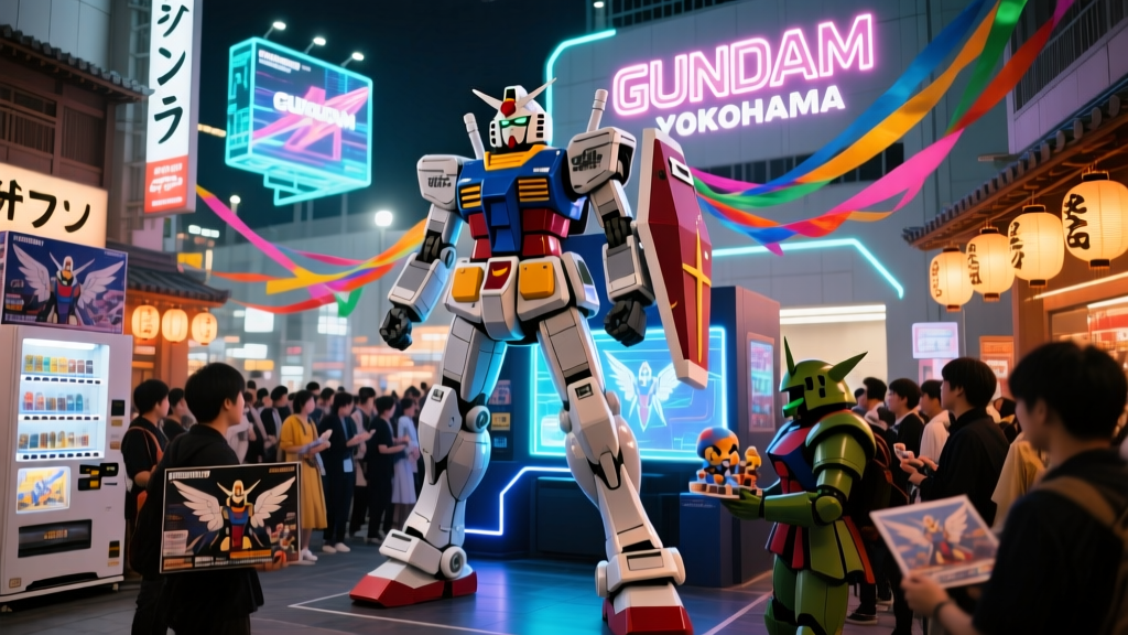 Gundam Factory Yokohama Real-Size RX-78-2 Simulator Boom