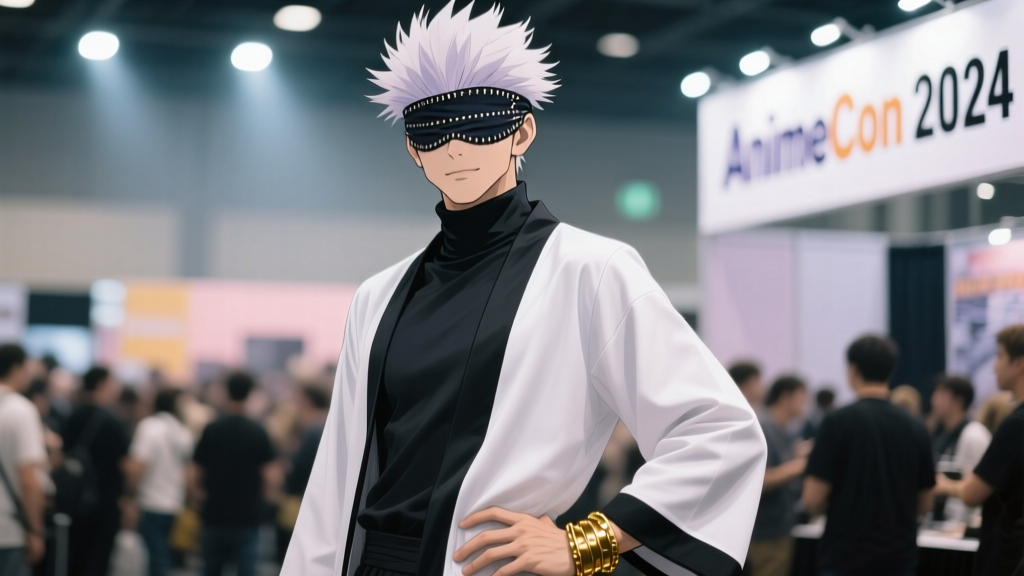 How to Sew Gojo Satoru Blindfold with Gradient