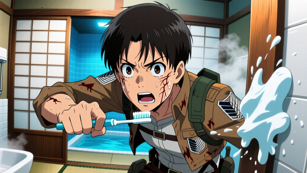 Levi Ackerman Cleanliness as Edo Samurai Class