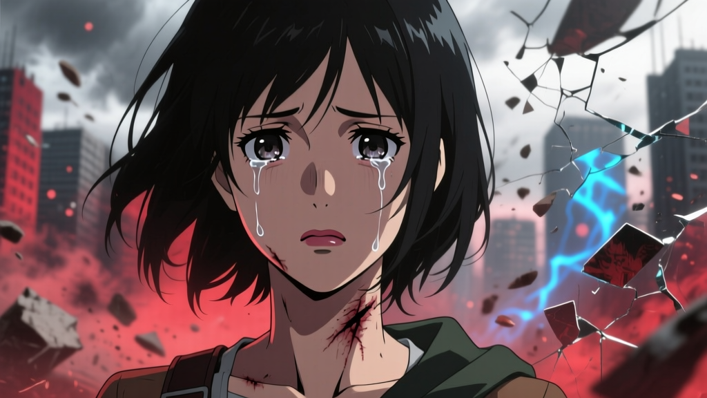Mikasa Ackerman’s Neck Scar in Attack on Titan: Not a Mark of Ownership—But a Site of Narrative Erasure
