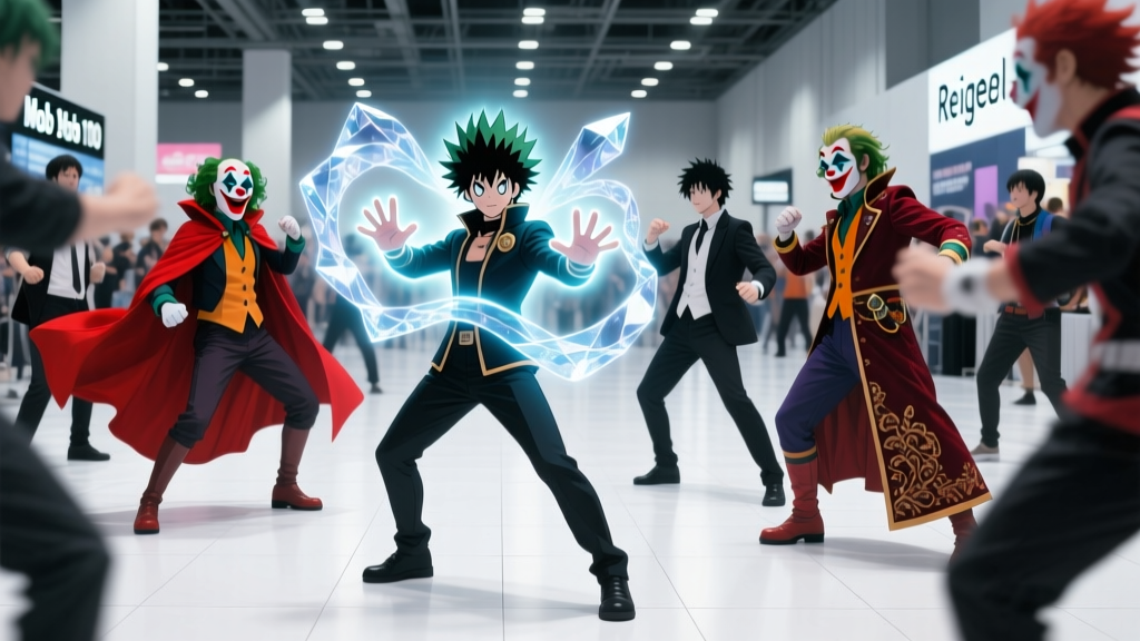 Mob Psycho 100 Clown Parade Flash Mob Guide