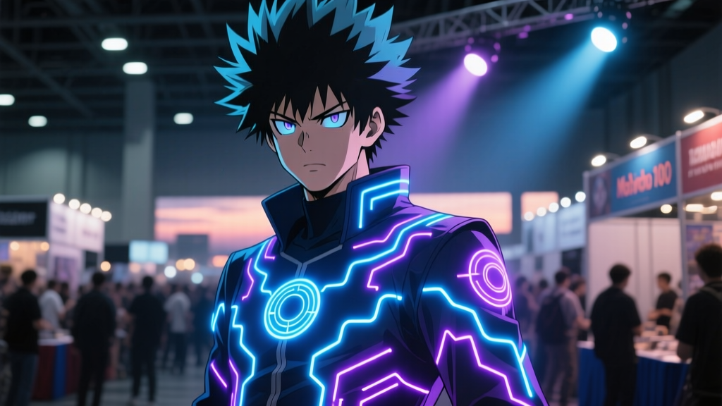 Mob Psycho 100 III Cosplay: Skip EL Wire for
