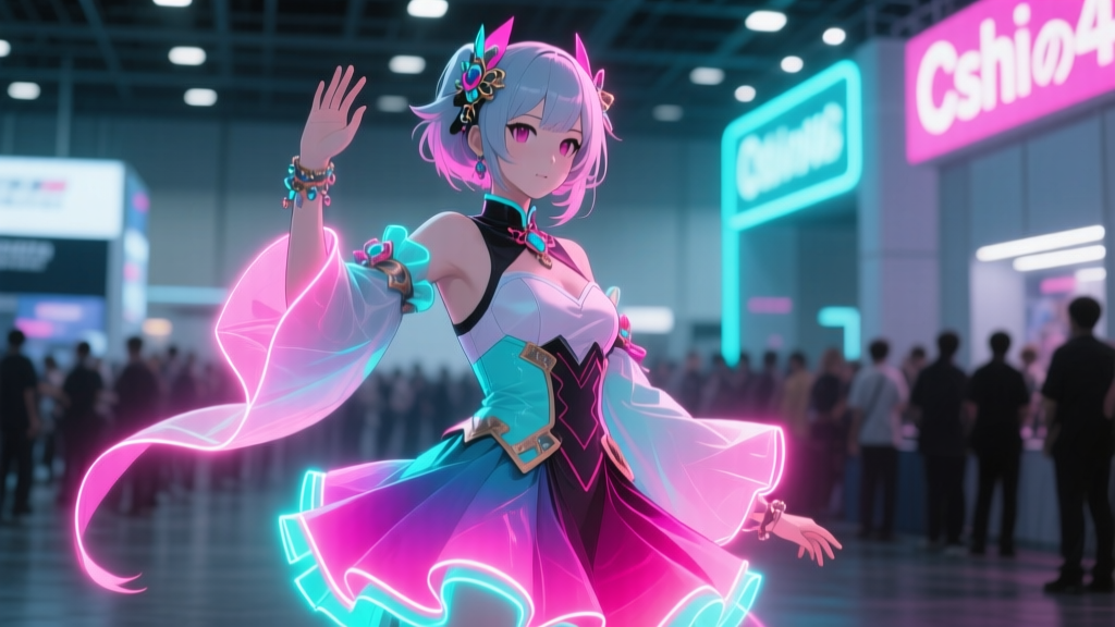 Oshi no Ko Fan Art Color Shift: CMYK to P3 Neon