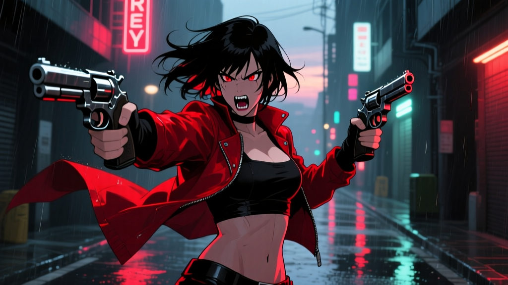 Revy’s Dual-Wielding in Black Lagoon: Bilateral Motor Asymmetry as Trauma Embodiment