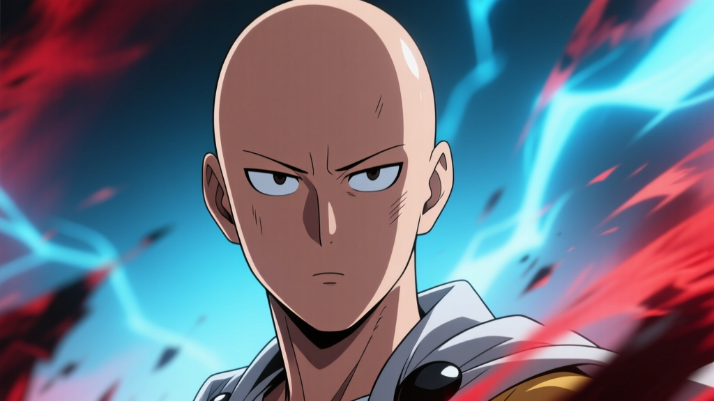 Saitama's Blank Stare Deconstructs Shonen