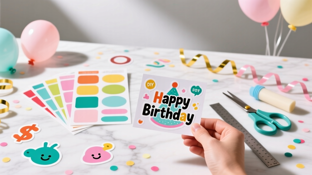 Budget DIY Custom Stickers Under $25