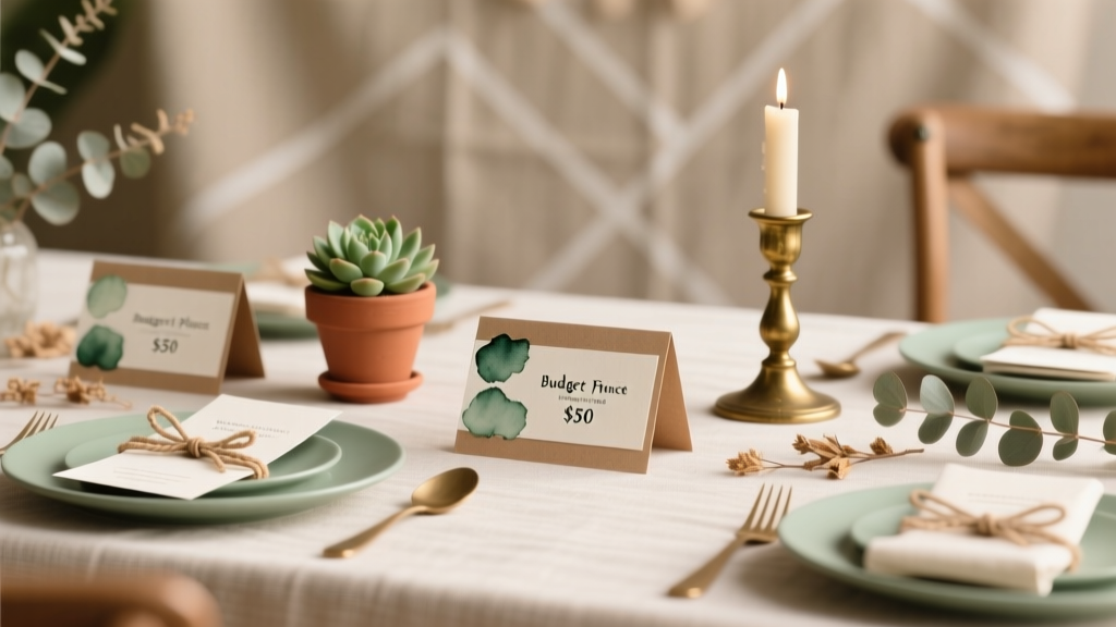 Budget DIY Place Cards Under $50