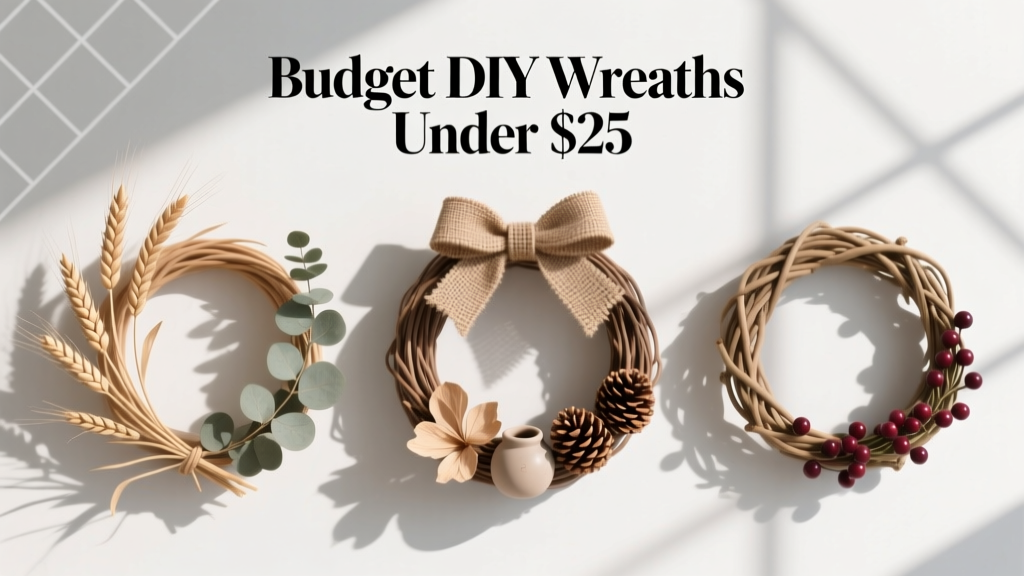 Budget DIY Wreaths Under $25