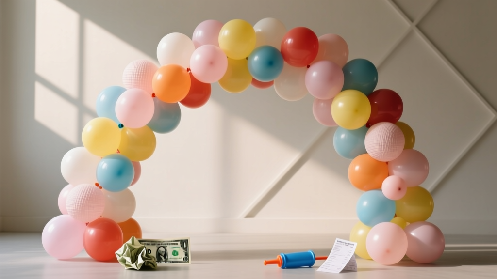 DIY Balloon Arches with Dollar Store Supplies