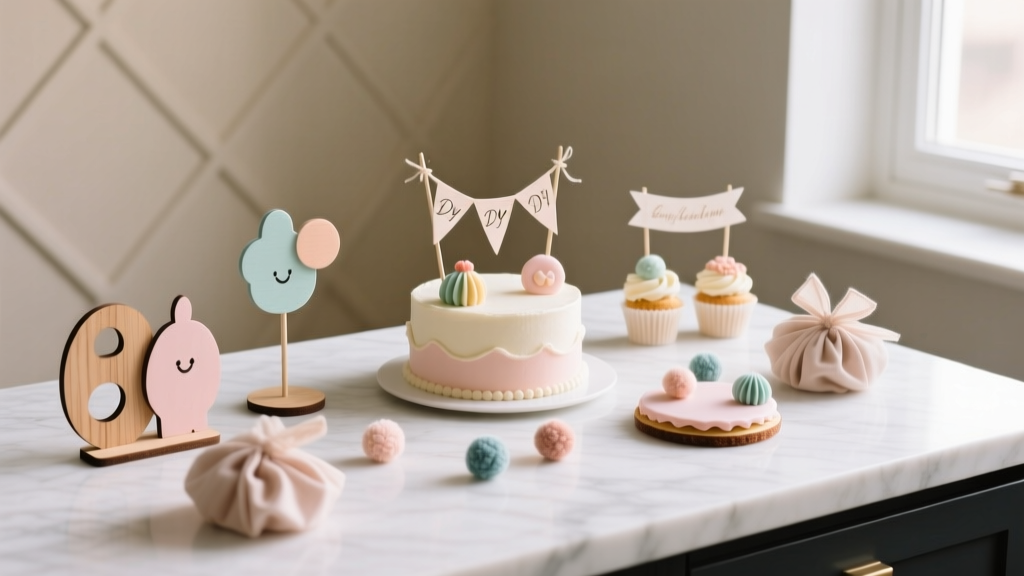 DIY Cake Toppers Party Favors