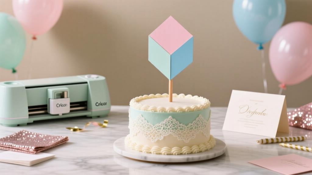 DIY Cake Toppers Using Cricut