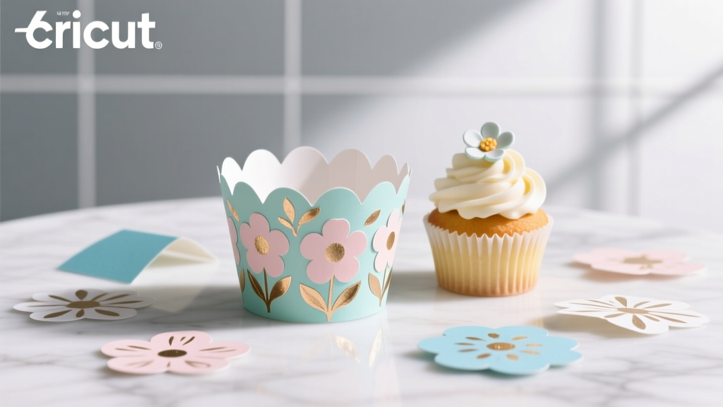 DIY Cupcake Wrappers Using Cricut