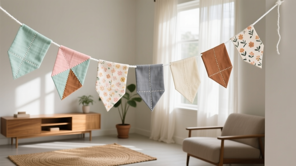 DIY Fabric Bunting for Home Decor