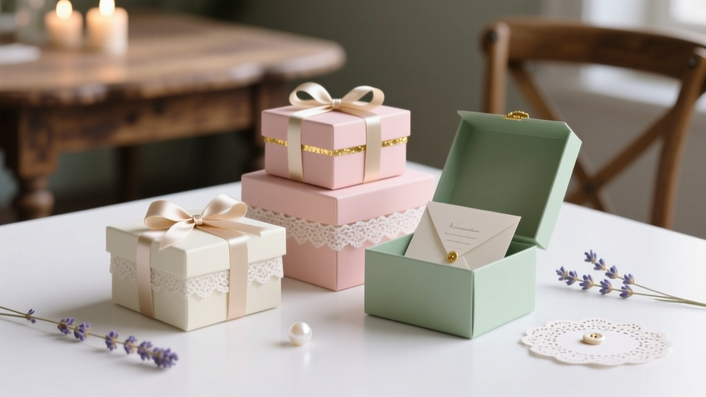 DIY Gift Boxes for Weddings