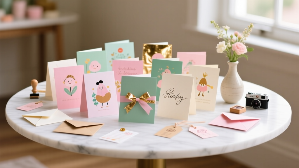 DIY Greeting Cards Party Favors