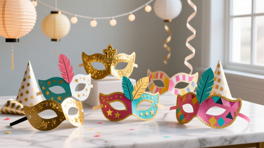 DIY Masks Party Favors