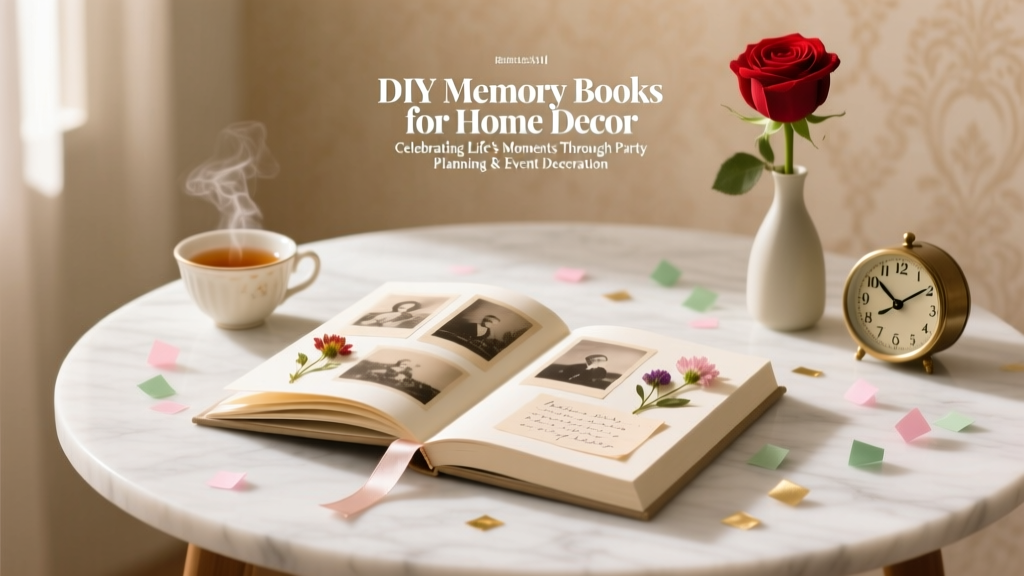 DIY Memory Books for Home Decor