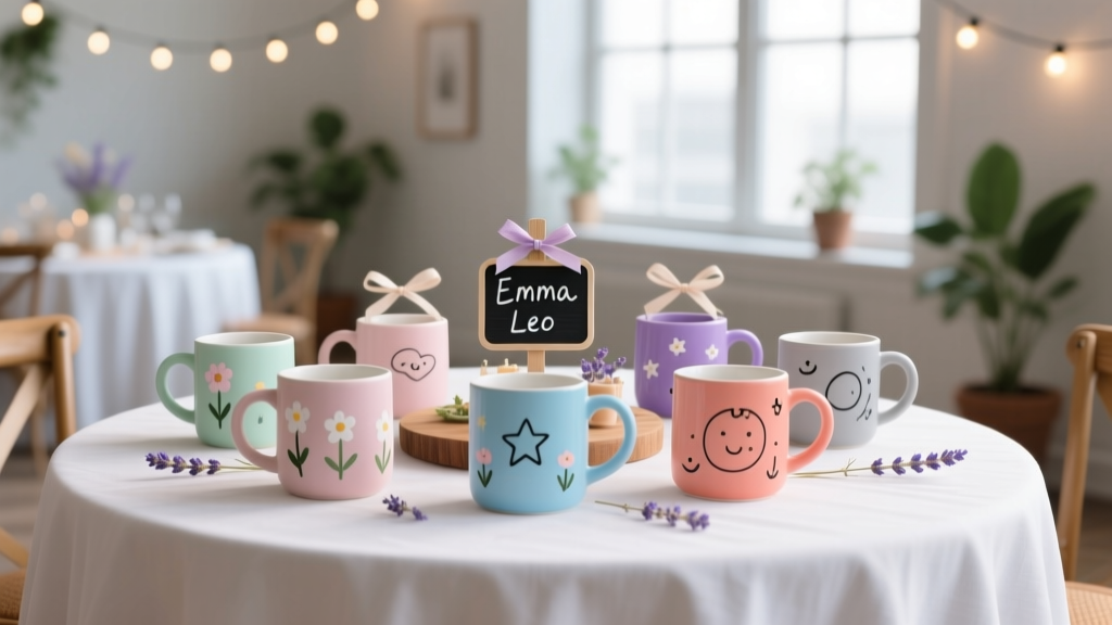 DIY Mugs Party Favors