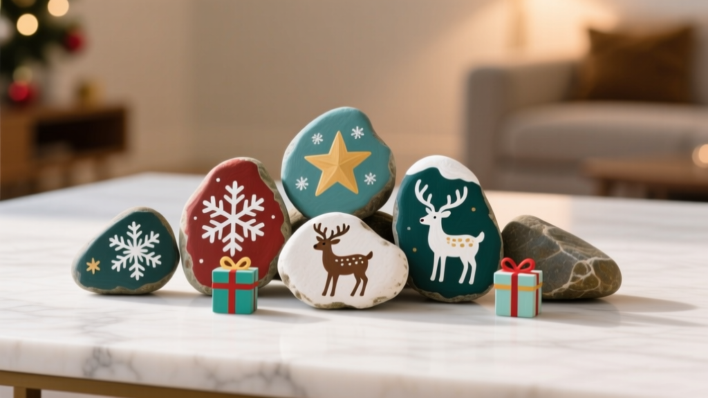 DIY Painted Rocks for Holidays