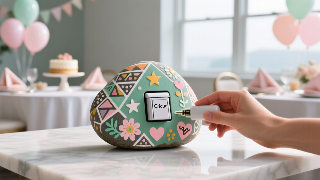 DIY Painted Rocks Using Cricut