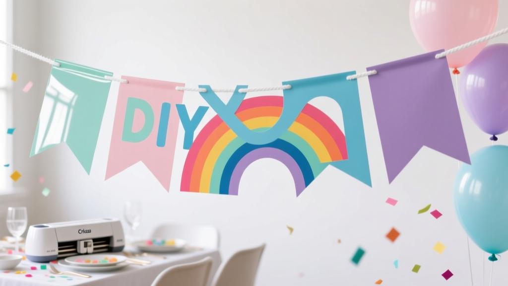 DIY Party Banners Using Cricut