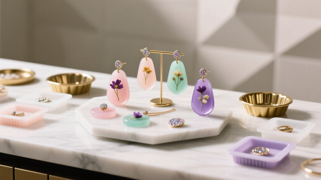 DIY Resin Jewelry Party Favors