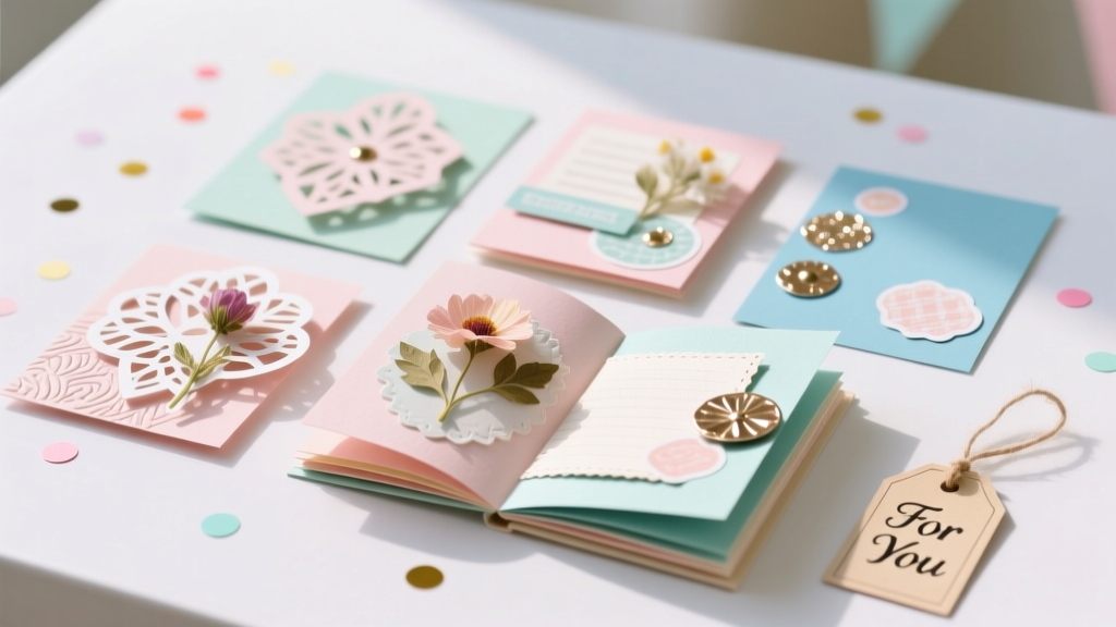 DIY Scrapbook Pages Party Favors