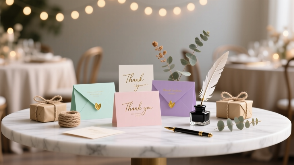DIY Thank You Cards Party Favors