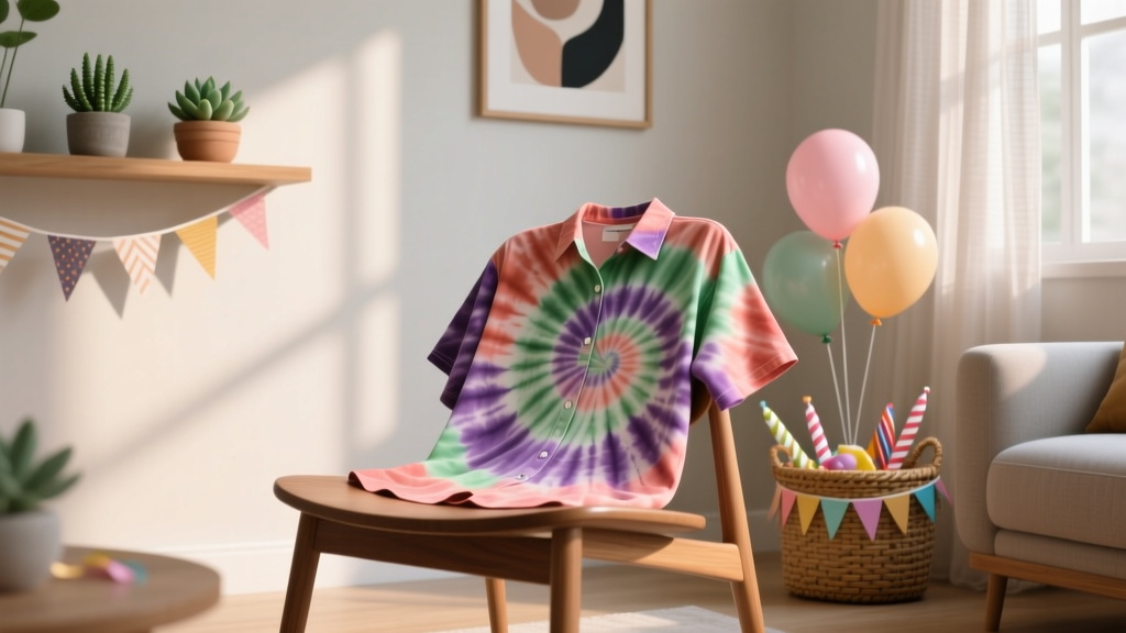 DIY Tie-Dye Shirts for Home Decor
