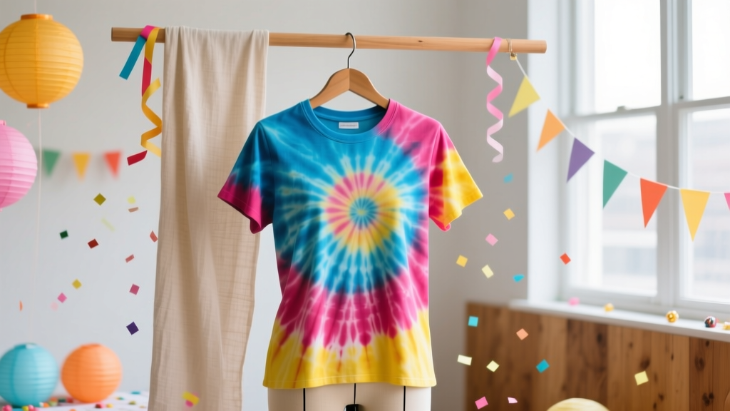 DIY Tie-Dye Shirts with Dollar Store Supplies