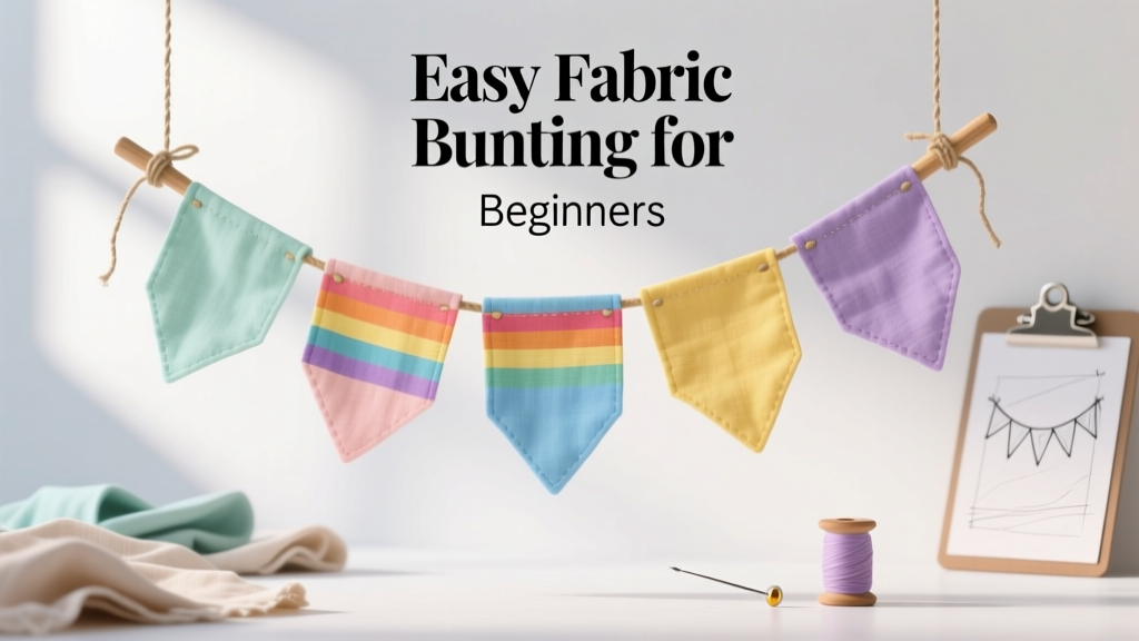Easy Fabric Bunting for Beginners