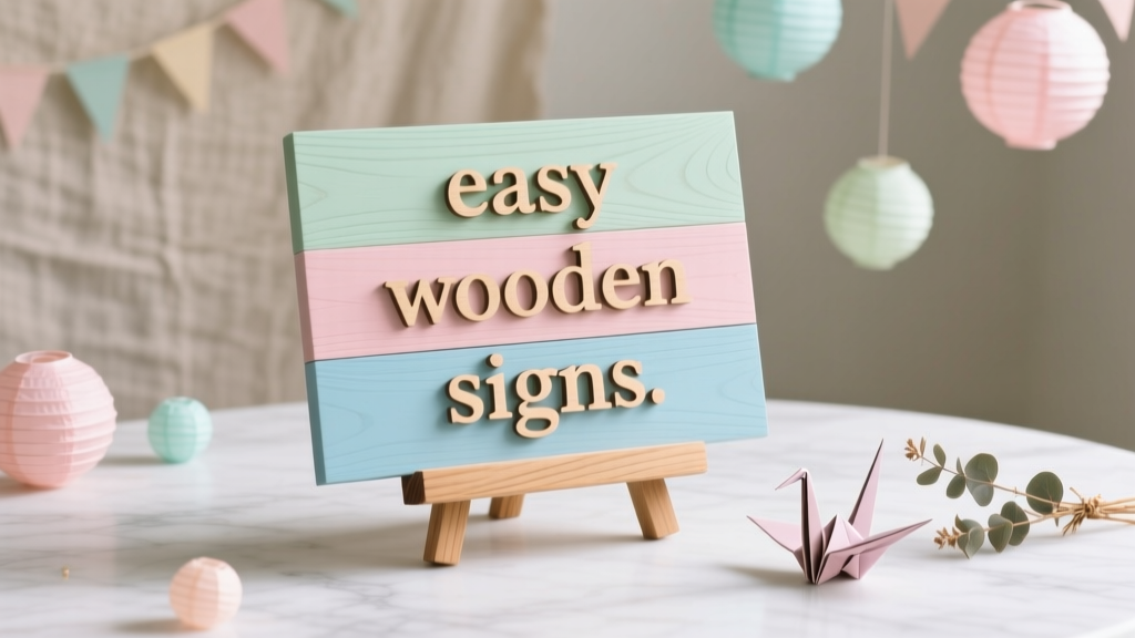 Easy Wooden Signs for Beginners