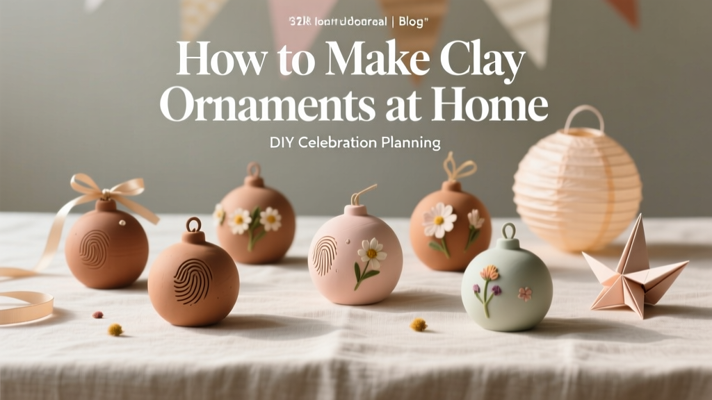 How to Make Clay Ornaments at Home
