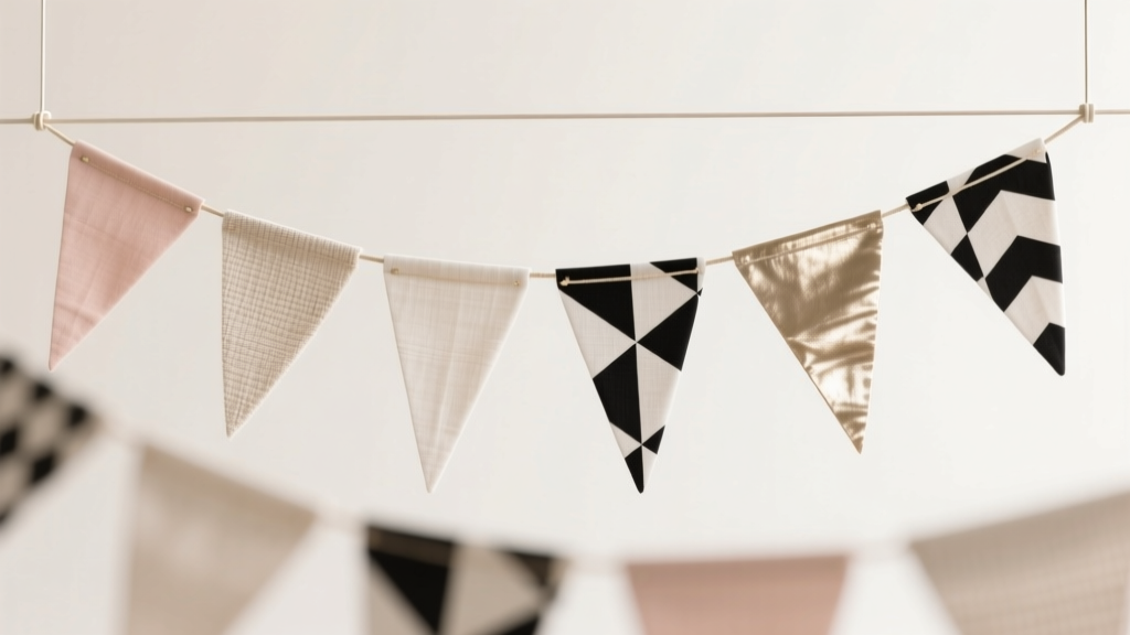 Modern Fabric Bunting Designs