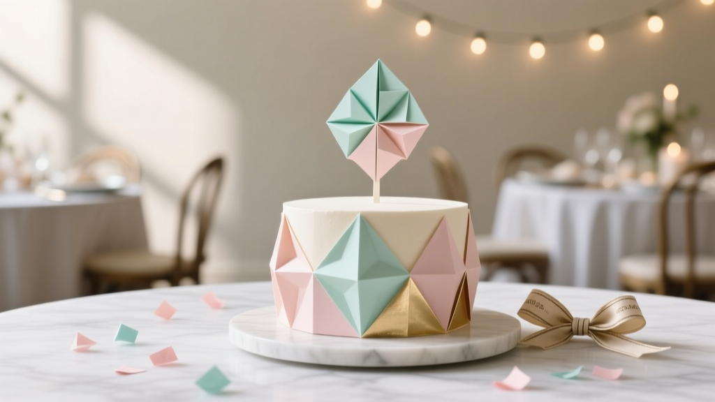 Paper Craft Cake Toppers Ideas