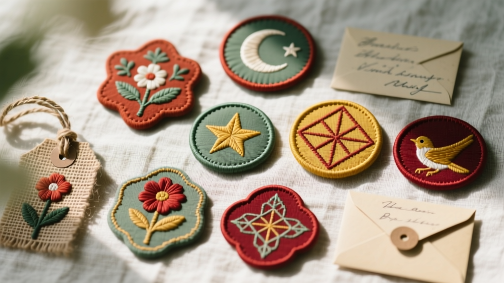 Rustic Embroidered Patches Ideas