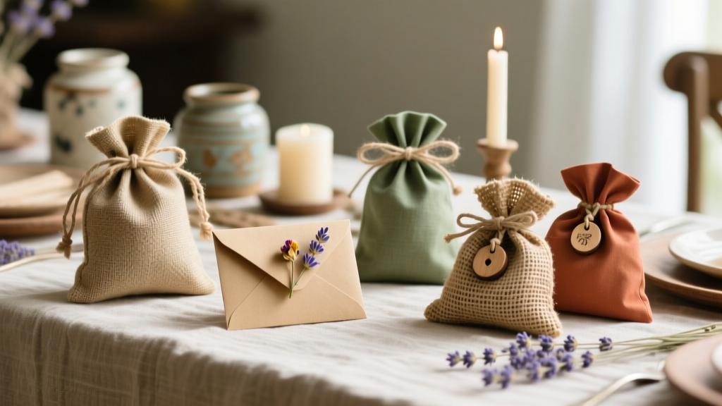 Rustic Favor Bags Ideas