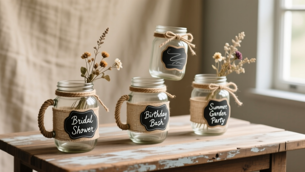 Rustic Mason Jar Crafts Ideas