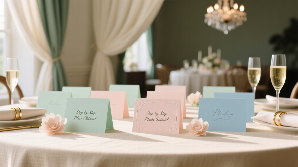 Step-by-Step Place Cards Tutorial