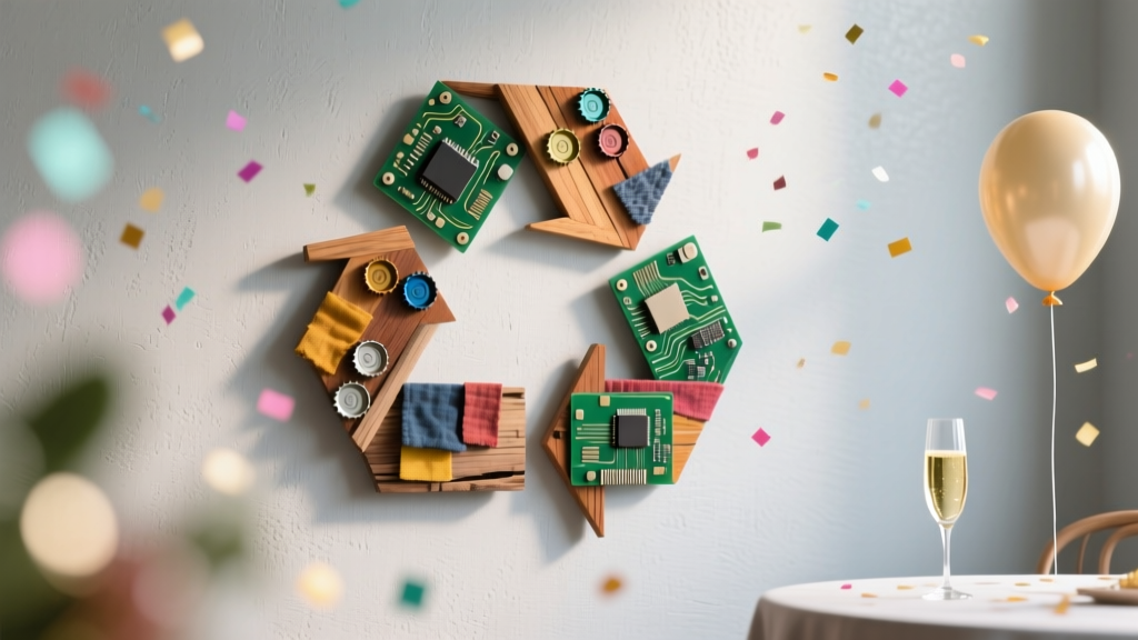 Upcycled Wall Art from Recycled Materials