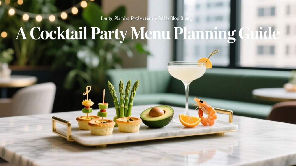 A Cocktail Party Menu Planning Guide